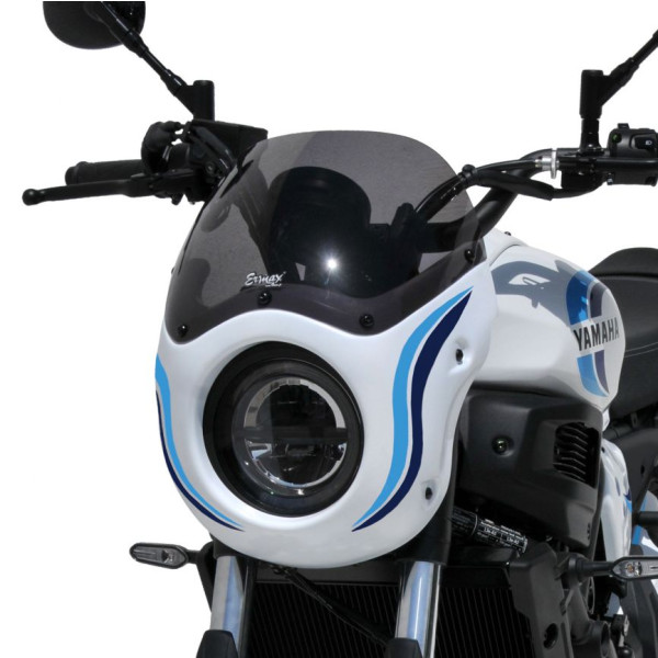 Ermax Ermax cafe racer screen | historic white [rw]/blue turquoise/blue | yamaha xsr 700 2022>current
